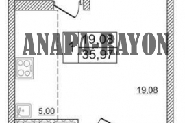 Смарт студия с видом на море 